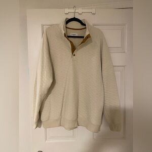 Men’s Quilted 1/4 Zip - Tan